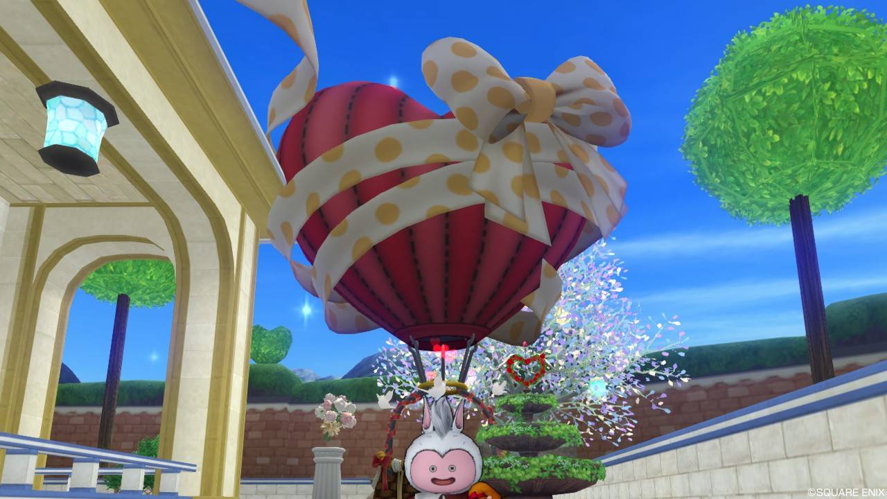 庭具ハート気球のガゼボ