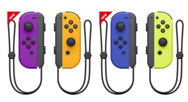 Switch ジョイコン Joy-Con ブルー/ネオンイエローの+