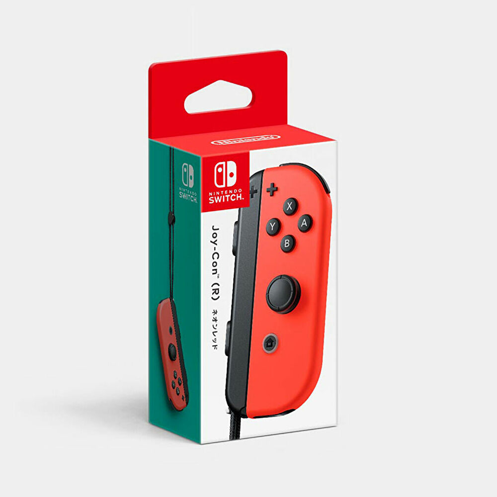 Nintendo Switch Joy-conのネオンレッド