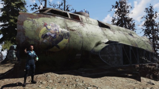 Fallout76「空飛ぶ要塞」設置