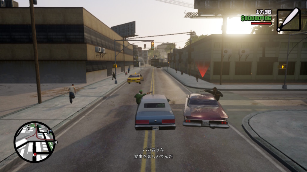 GTAトリロジーのGTASAでのドライブバイ