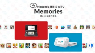 「My Nintendo 3DS ＆ Wii U Memories」のトップページ
