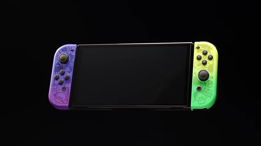 高級素材使用ブランド Switch 有機EL画面本体のみ スプラトゥーン3