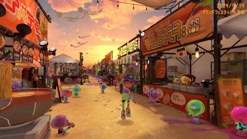 「スプラトゥーン3」グランドフェスティバルの出店