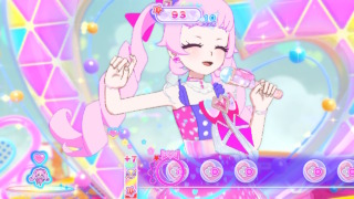 Switch「ひみつのアイプリ　あつめて！シークレットメモリーズ 」ひまりのライブを遊んでいるところ