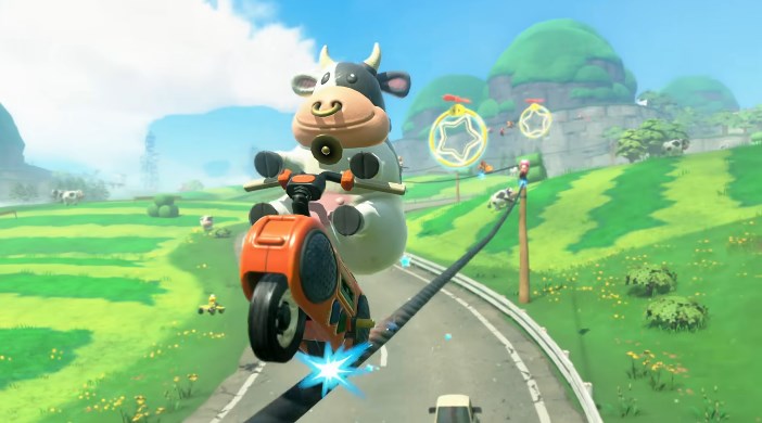 Switch2「マリオカートワールド」「ウシ」