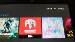 Switchのバッテリー不具合に遭遇した時の写真