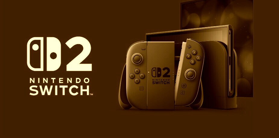 「Switch 2」のセピア色加工画像