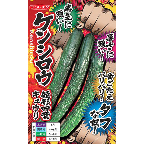 キュウリ「ケンシロウ」のパッケージ
