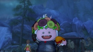 バージョン7.5前提クエスト「約束の花冠」ガーベラの花冠を装備したバルカズ
