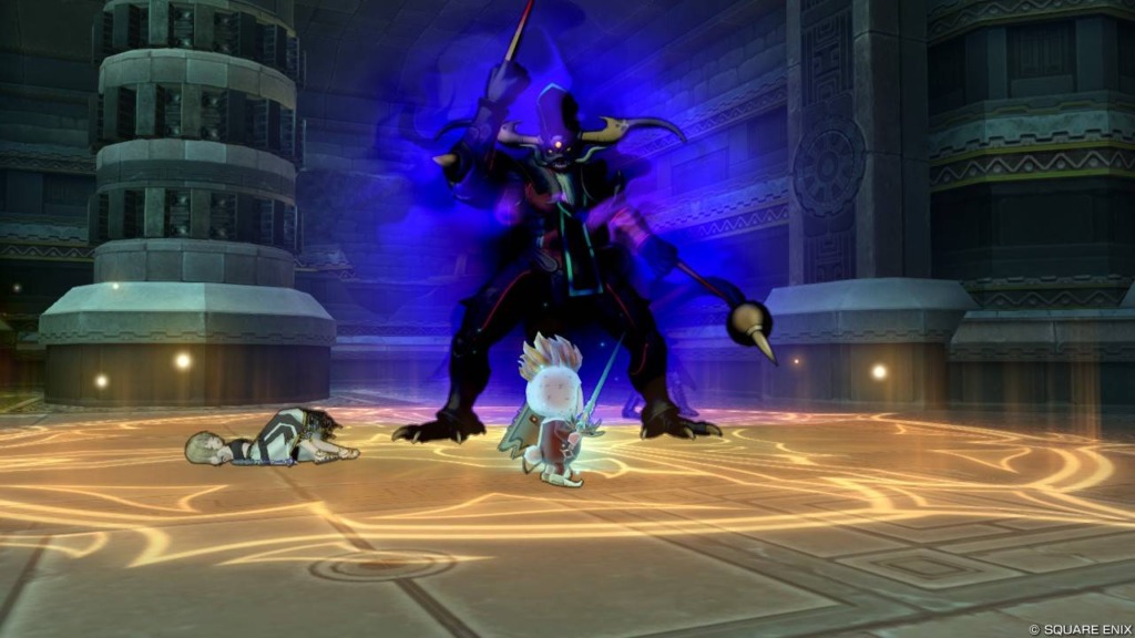 「破壊神フォロボス」と戦うバルカズ