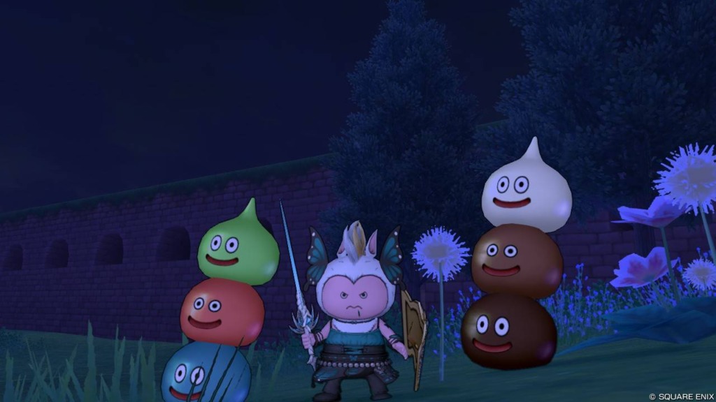 第14回アストルティアクイーン総選挙のバタフライ衣装のバルカズ