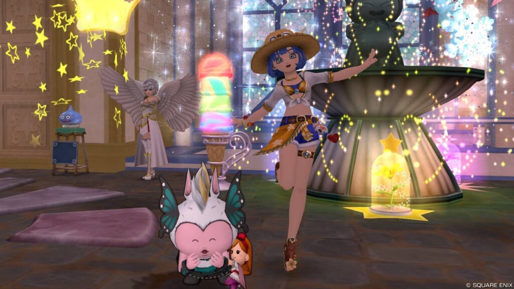 第14回アストルティアクイーン総選挙の「第14回セラフィの像」とバルカズ