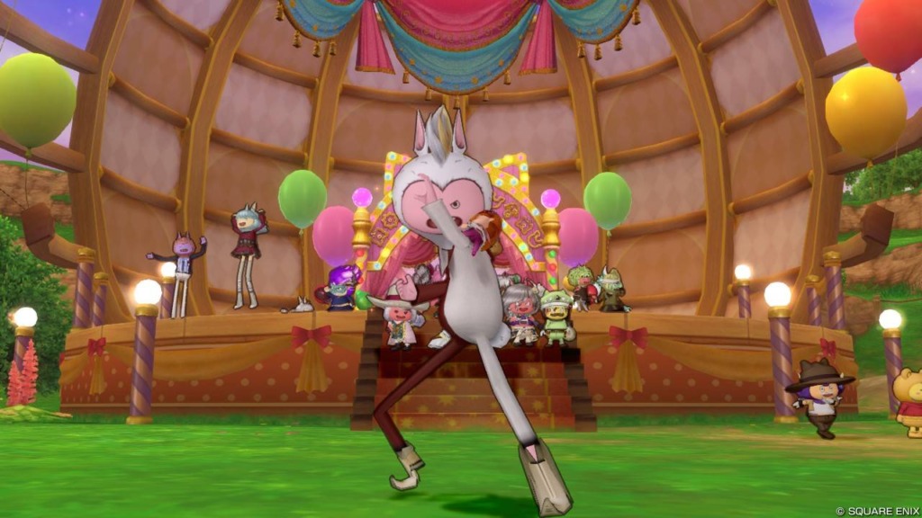 エイプリルフール2026の八頭身プクリポのバルカズがバトルポーズをしているところ