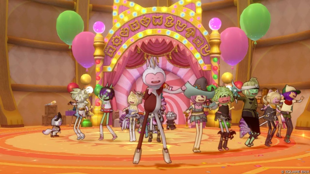 エイプリルフール2026の八頭身プクリポのバルカズが、さそうおどりで踊り狂っているところ2