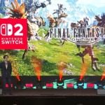 Switch2版「FF14」発表時のステージ