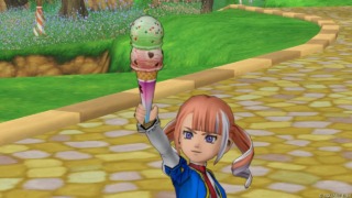 サーティーワンアイスコラボアイテム「レギュラーダブル」を使うライトミンク