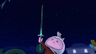 レベル135武器「幽紋刀」を装備したバルカズ