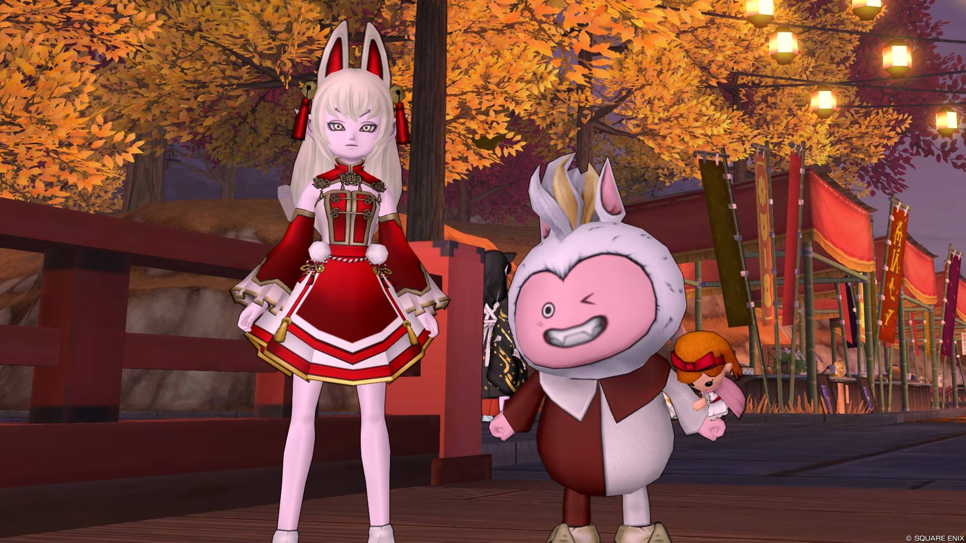 「神の月の感謝祭2」のカミナヅキとバルカズ