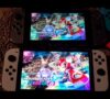 Nintendo Switch通常版と有機ELモデルをマリオカート8DXで比較したシーン