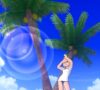 イベント『炎夏の海を駆け抜けろ！2』の「Ｔカバーな水着」を身に着けたカレイ・ルゥ