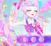 Switch「ひみつのアイプリ　あつめて！シークレットメモリーズ 」ひまりのライブを遊んでいるところ