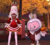 「神の月の感謝祭2」のカミナヅキとバルカズ
